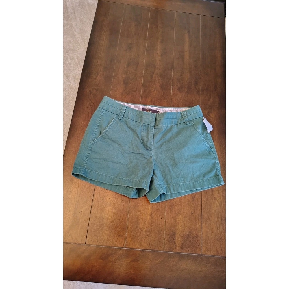 J.CREW Chino Size 4 Emerald Green Khaki Shorts